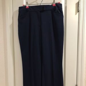 White House Black Market Navy Pant Sz 6 Short